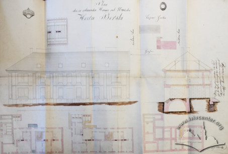 The unfulfilled design of a residential building by Wincenty Rawki Sr. from 1845