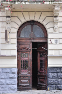 Vul. Krushelnytskoi, 11. The main entrance