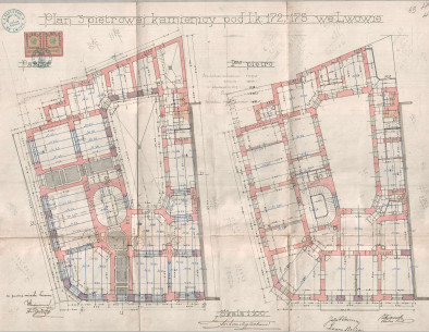 First and second floor plans from the 1901 project