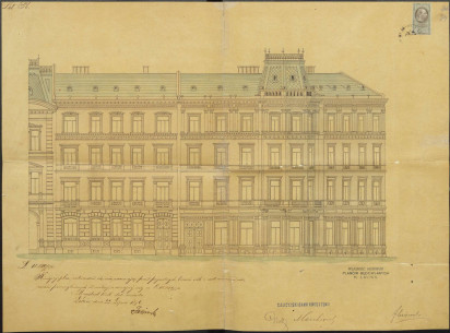 Elevation from the 1876 project