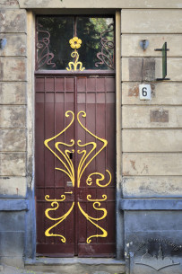 Vul. Kravchuka, 6. The main entrance door