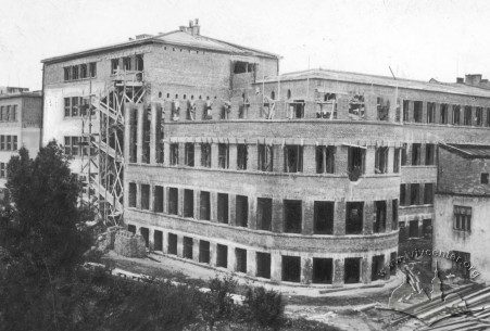 During the construction works (from the Narodowe Archiwum Cyfrowe, #1-N-3214)