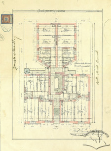 План першого поверху, креслення затверджене 1911 року