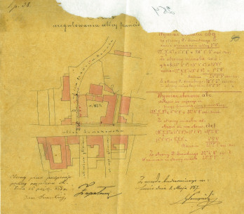 Проєкт регуляції вулиці Францисканської (тепер Бобанича), 1867 рік