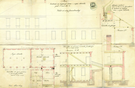 Проєкт побудови столярських майстерень, 1868 рік