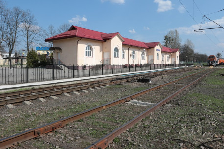 The contemporary building of the Kleparów station, the previous building was located next to it, but it was not preserved