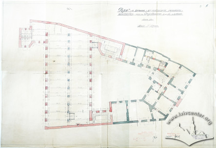 1925. Książnica-Atlas printing plant construction project, unimplemented version