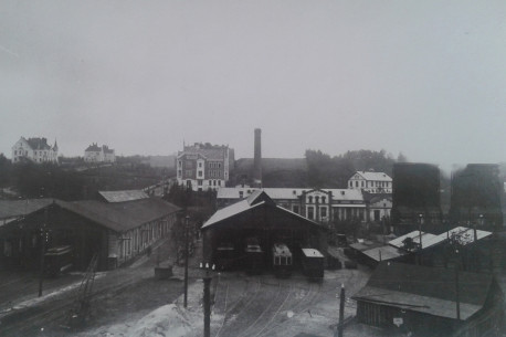 DC power plant after its enlargement. Photo of 1908