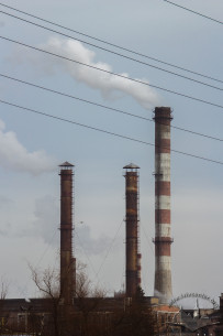 Lviv Thermal Power Plant No. 1. View from Stryiska street