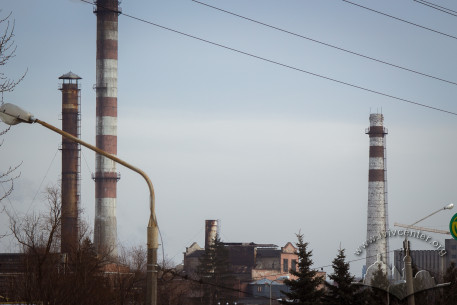 Lviv Thermal Power Plant No. 1. View from Stryiska street