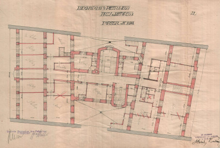 Планування 1 поверху. 1924р.