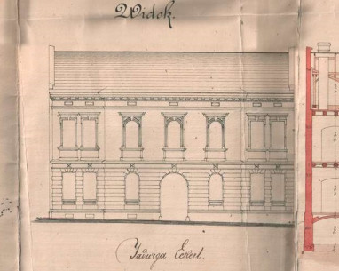 Фасад будинку у 1895-1912 роках