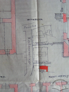 Situational map by Włodzimierz Podhorodecki, 1908