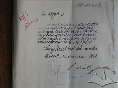 1908 Municipal permission