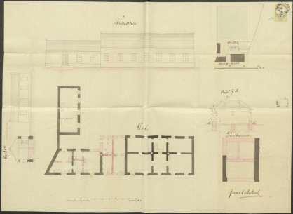 Проєкт реконструкції 1870/1871 року на замовлення Якоба Аркєля