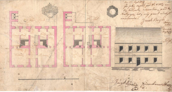 Попередній будинок №19 запроєктований 1837 року
