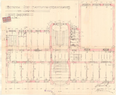 Додатковий, виправлений план 1 поверху (1911)