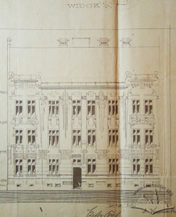 Original main facade drawing