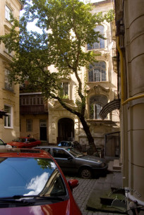 Вул. Дорошенка, 19. Вигляд з подвір'я