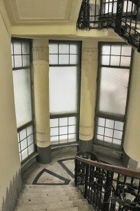 Vul. Halytska, 21. Staircase's window