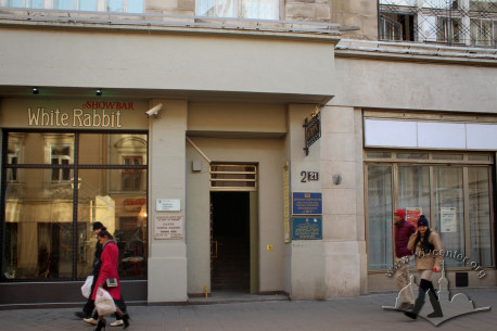 Vul. Halytska, 21. The main entrance