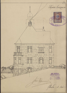 Lateral elevation, the 1912 design