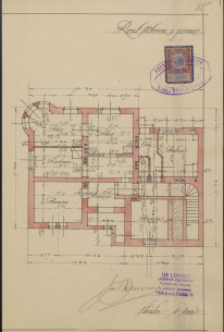 Underground floor plan, 1912