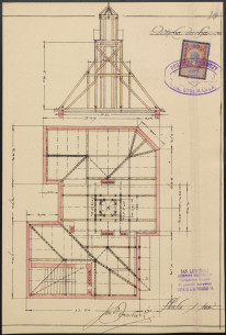 Roof plan, 1912