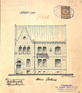 Main elevation from the original 1908 project