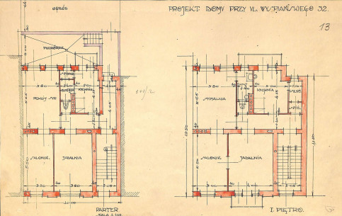 Floor plans from the updated 1926 project
