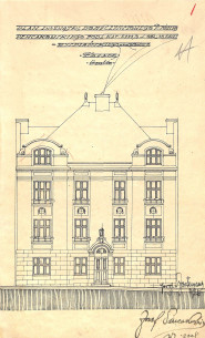 The original facade, as designed by Aleksander Osten in 1926