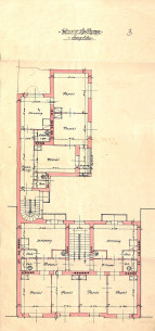 The original first floor plan as designed by Aleksander Osten in 1926