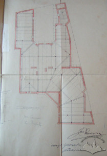 The roof construction plan