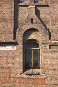 Vul. Bandery, 11. One of the windows lighting a staircase (on the rear facade)