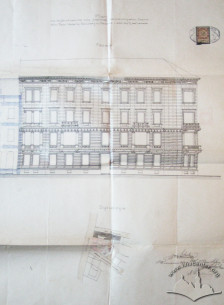 Western elevation from the original design of Jan Schulz