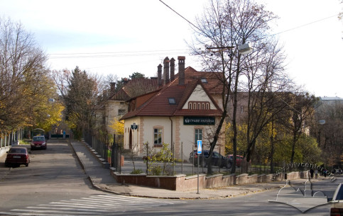 Vul. Metrolohichna, 2. A view from the crossing of Metrolohichna, Horbachevskoho, Kotliarevskoho streets