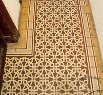 Vul. Bohomoltsia, 3. Ceramic floor tiles on the first floor
