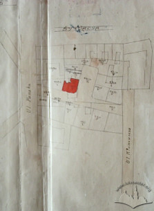Original design drafts. Site plan