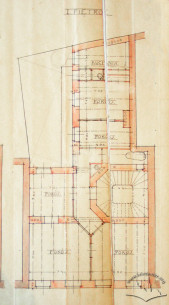 Original design drafts. Plan of the 2nd floor