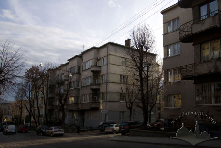 Вул. Дорошенка, 49. Будинок в оточуючій забудові