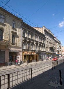 Вул. Дорошенка, 16. Вигляд з південного заходу