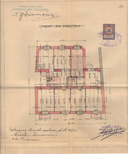 Second floor plan from the 1912 project