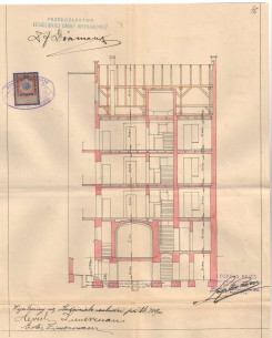 Cross-section from the 1912 project