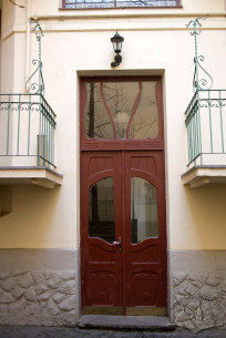 Vul. Bohomoltsia, 6. The doors leading to the courtyard
