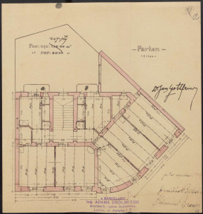 Original first floor plan from the 1908 project