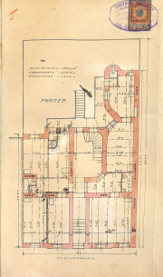 First floor plan from the original 1911 project