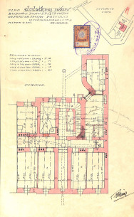 Underground floor plan and the situation plan (1912)