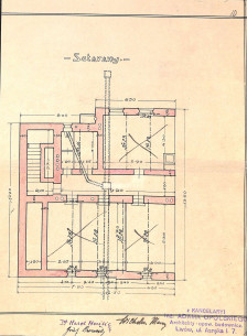 Underground floor from the original 1908 project