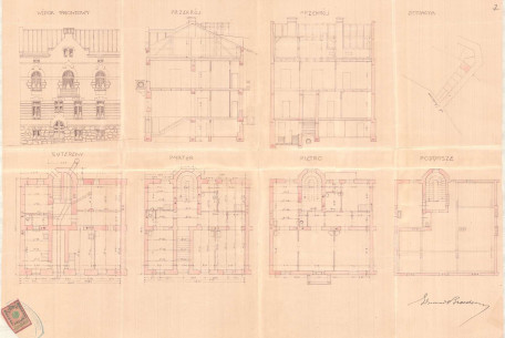 The changed design project from 1909