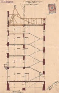 Поперечний розріз. 1910 р.